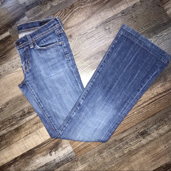 Y2K Fit&Flare Type Citizens of Humanity Light Blue Low-Rise Jeans - Picture 5 of 12